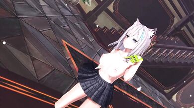 Shiroko's Comet Honeymoon with the Sand Wolf in MMD