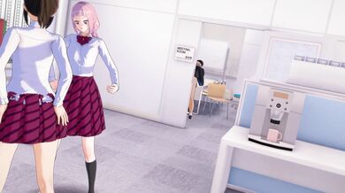 Komi-san's Pussy Playtime with Her School Buddies in 'Peekaboo'