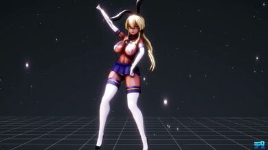 Please, my love (A version): Adult Shimakaze in MMD R15