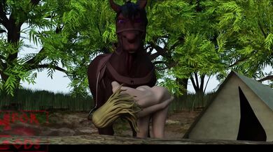 Farnese Gets Reamed By The Horseman [HforGods]