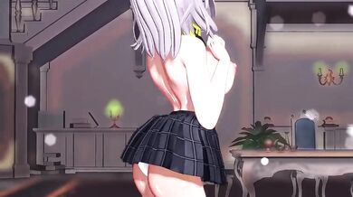 Sandwolf Shiroku/AOA - Excuse Me (MMD Hentai Porn Video)