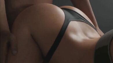 Cassie Cage's Anal Destruction from Behind