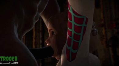 Spider-Man and Gwen Stacy's Anal-Oral Adventures