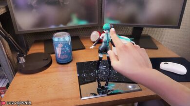 Curvylonix Busts Open Hatsune Miku's Toy Box and Spreads her Legs for a Good Look!