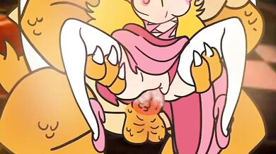 Princess Peach's Obsession with Big Bowser Dick [Jaguatiric4]
