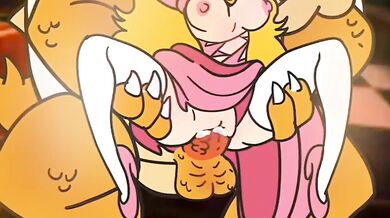 Princess Peach's Obsession with Big Bowser Dick [Jaguatiric4]
