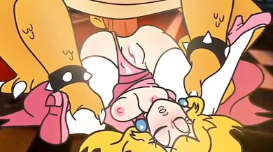 Princess Peach's Obsession with Big Bowser Dick [Jaguatiric4]