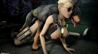 Cassie Cage Gets Dogged