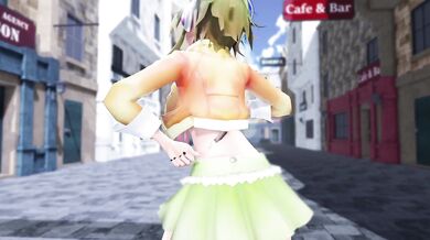Gumi's Nude Strip Tease: A XXX Tribute to KazuNishi