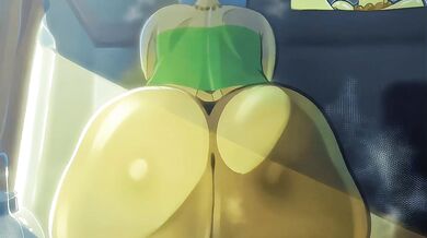 Bangin' the Bovine Beauty: Marge Simpson Gets Wild West on Her Back