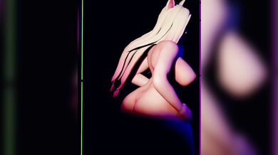 Hot Nympho Ahri Gets Fucked to the Beat of 'Saxobeat' While Dancing on a Stripper Pole!