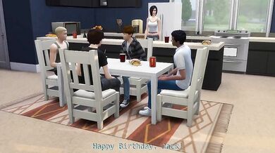 The Surprise Party That Turned Into a Hump-a-thon: Sims 4 - Birthday Surprise