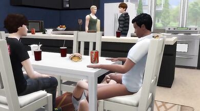 The Surprise Party That Turned Into a Hump-a-thon: Sims 4 - Birthday Surprise