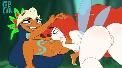 Sacred Bettila's Wet Playtime with Capy Diem