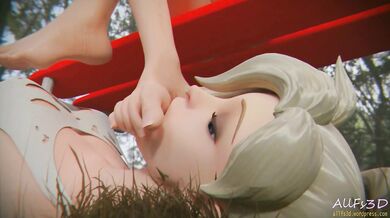 Mercy's Foot Worship of Tracer Exposed!