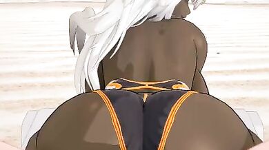 Bangin' at the Beach with Futa Bitches