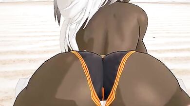 Bangin' at the Beach with Futa Bitches