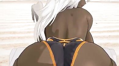 Bangin' at the Beach with Futa Bitches