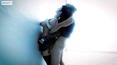 Wanking Tifa's Pins while She's Held Down by the Big Dicked Wanksy