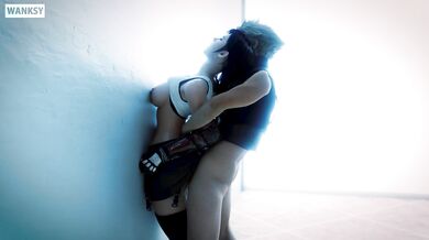 Wanking Tifa's Pins while She's Held Down by the Big Dicked Wanksy