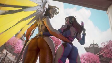 Anaru's Obsession with D.Va and Mercy's Creation