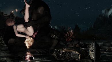 Double-penetrated by Lycans: A Skyrim Prison Guard's Wet Dream