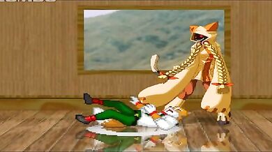 Taokaka's Horny Time

 or  or 

Taokaka's Sexual AwakeningTaokaka, the sexy and sassy kitten-girl from the popular game 'Hunter X Hunter', is feeling frisky and looking for some action! However, she's not just any ordinary cat-girl - during her heat c