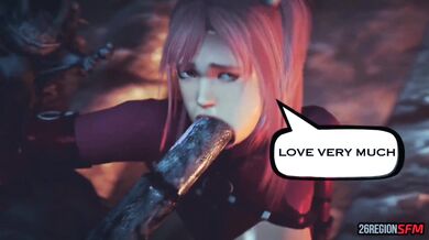 Monster Cock SFM Fucks Honoka's Mouth Wide Open [26Regions]
