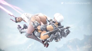 Loba and Valkyrie's Apex Legends Lesbian Threesome with Kelaraa3D