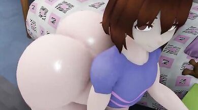 (Undertale): Frisk's Juicy Booty Exposed!