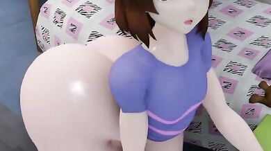 (Undertale): Frisk's Juicy Booty Exposed!