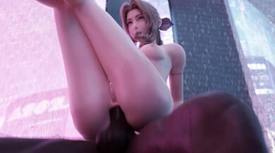 Aerith's Sensual Gardening Tranny Transformation