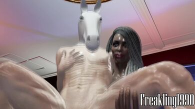 Black Cock Fucks White Boy's Ass While Female Takes Control - Part 2