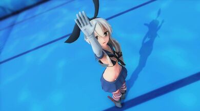 Uncensored Hentai Animation: Shimakaze's Deep Blue Town Delights with Drenching DreamHeart Ero-scenarios