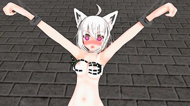 [MMD] Fu-Ki chan nailed (by the gentlemen)