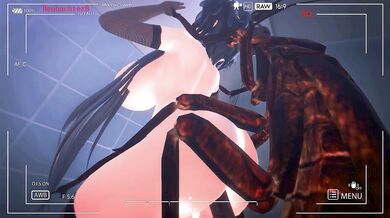 Luo Tianyi's Giant Juggs Violated by Disgusting Cockroach in Bathroom Sex Session