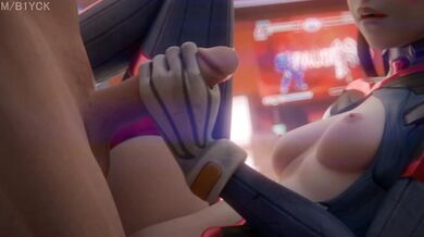 Deepthroating D.va's Companion Cube while Blizzard Blinks [FPSBlyck]