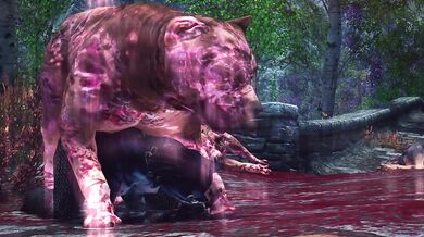 Khajiit's Self-Debauchery with a Canine