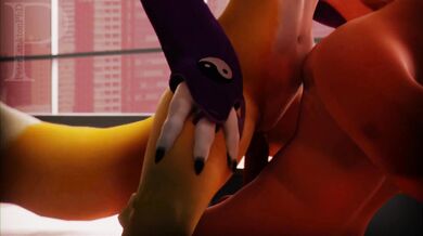 Peterlangtonsfm Gets Nailed by Renamon
