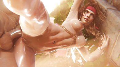 Jessie Rasberry's Fully Exposed Naked Body and Her Clothed Adventures in GIF Format!
