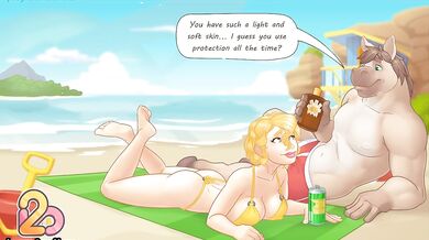 Leaving Together: Hot Lesbian Action on the Sandy Shores