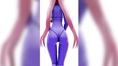 Erotic Dancing by Shimakaze Demon, Featuring Nude Ruby in R18+ MMD Animation