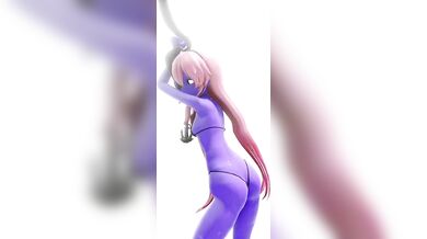 Erotic Dancing by Shimakaze Demon, Featuring Nude Ruby in R18+ MMD Animation