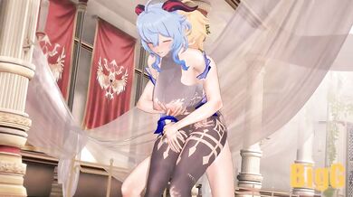 Unbridled Lust: Ganyu and Aether's Forbidden Romance [BigG]
