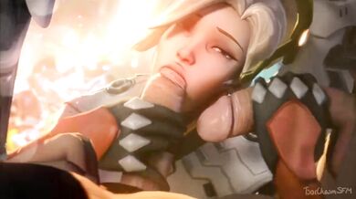 Double Donging the Nun: Overwatch's Mercy in a Hardcore Gangbang