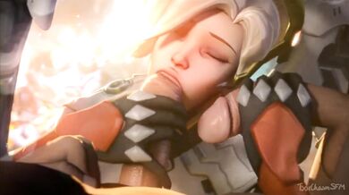 Double Donging the Nun: Overwatch's Mercy in a Hardcore Gangbang