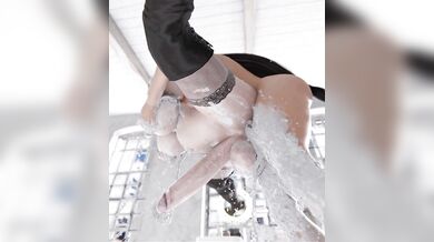Tifa's Creampie Orgy with 2B and the Milky Girls