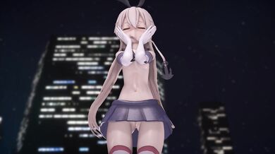Shimakaze - Dance Orchestra [MMD R18]: Popipapi (With a colon instead of a dash)