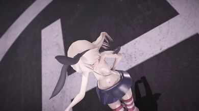 Shimakaze - Dance Orchestra [MMD R18]: Popipapi (With a colon instead of a dash)