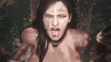 Nekker and Yennefer's Big Tit Pregnancy Bukkake Adventures